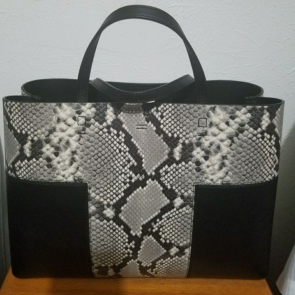 Black Snake skin purse